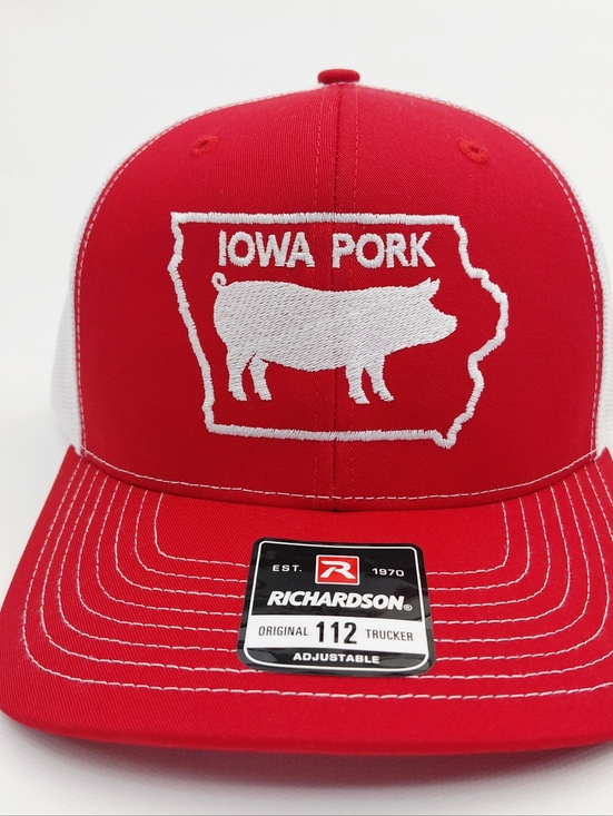 thepatriotspride.com Other - Iowa Pork Richardson 112 Trucker Mesh Snapback Hat Cap